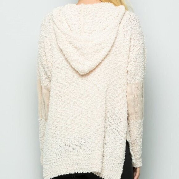 So Soft Hoodie Sweater Top - Sand - Picture 3 of 4